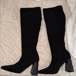 Lulu's  Black Over the Knee Boots